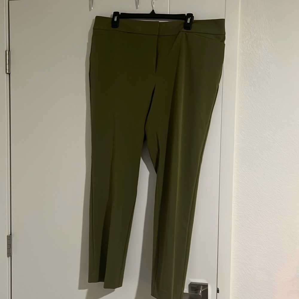 Ann Taylor Factory Green women’s slacks size 16